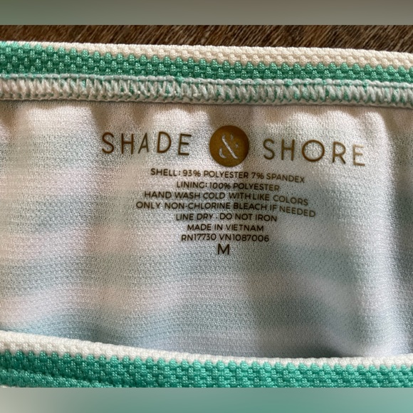 Shade & Shore Stripe Bikini Medium Excellent Condition - Picture 8 of 8